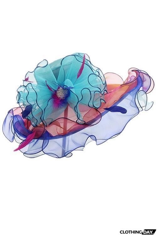 Organza Layer Flower Hat