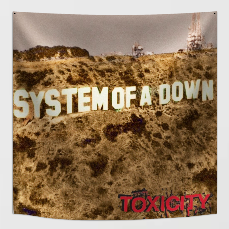 System Of A Down Toxicity Wall Tapestry Eclusive At Wallart Eshop
