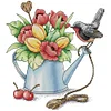 Spring Bouquet -14CT Counted Cross Stitch Kit(29*31cm)