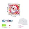 12Pcs Weihnachten - 5d DIY Handwerk Grußkarte
