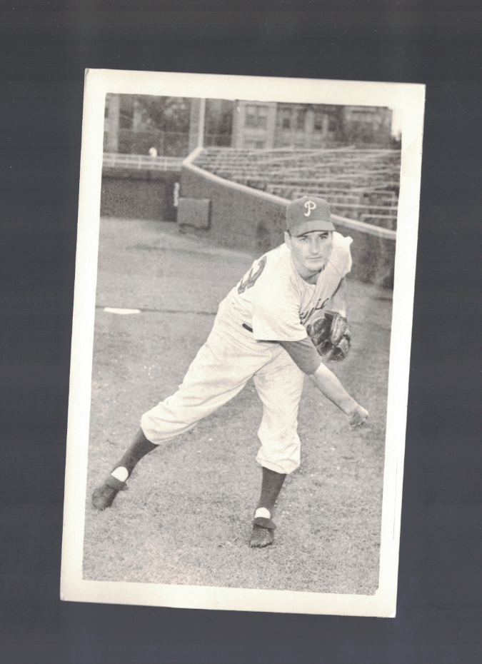 John Anderson Philadelphia Phillies Vintage Baseball Postcard Size Photo Poster painting RH1