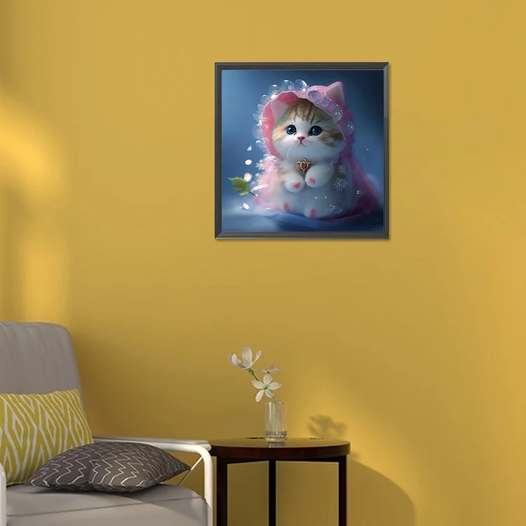 Diamond Painting - Special Shape - Cat(30*30cm) 820886.01