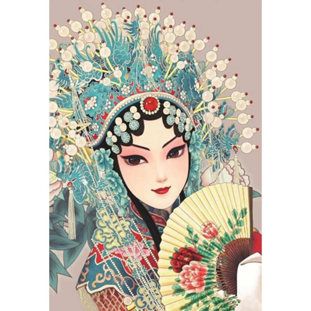 

Chinese Opera - Special Shaped Diamond Painting - 30*40CM, 501 Original