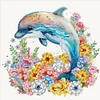 Diamond Painting-DIY Crystal Rhinestone Dolphin