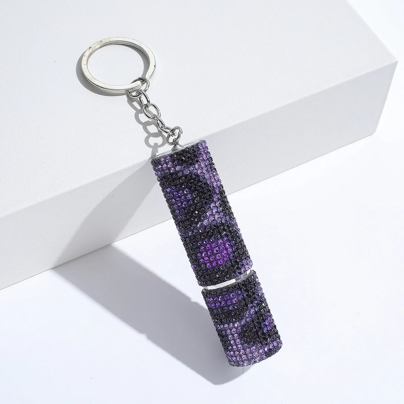 Luxurious Leopard Aluminium Alloy Crystal Women’s Keychain