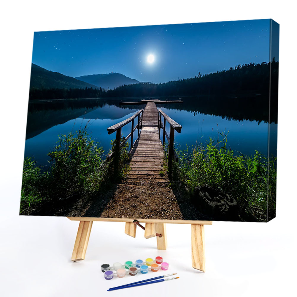 

40*50CM Paint By Numbers-Riverside, 501 Original