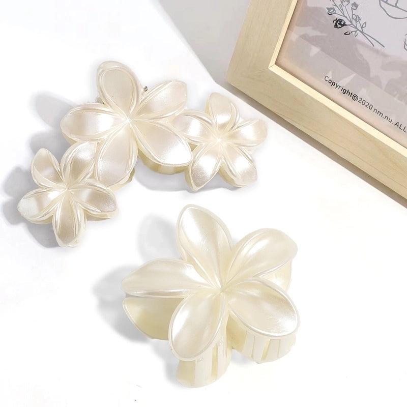 Women’s Vacation Minimalist Flower Plastic Hair Claws