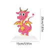 Diamond Painting Acrylic Multi-Color Dragon Ornament  Kids Gift