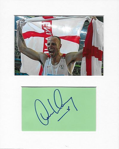 Athletics Dean Macey genuine authentic autograph signature and Photo Poster painting AFTAL COA