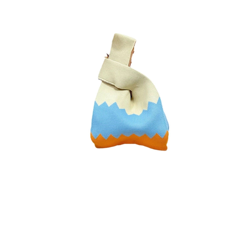 Gift Packaging Handbag Casual Knitted Handbag Woven Bag Multi-pattern Style Knitted Bag For Women