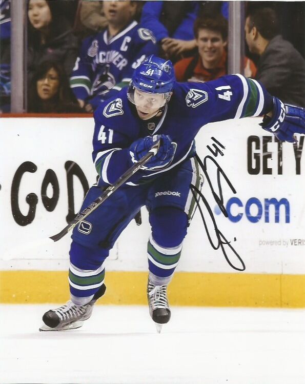 Vancouver Canucks Ronalds Kenins Autographed Signed 8x10 Photo Poster painting COA H