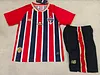 Joyfball 2025/2026 Kids Size S&atilde;o Paulo Away Football Shirt 1:1 Thai Quality