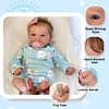 18" Realistic Lifelike Adorable Eyes Opened Reborn Newborn Doll Girl Named Sum With Blue Eyes and Baby Pacifier - RBBI-Myrebornbabydoll® Myrebornbabydoll®