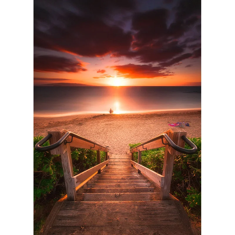 Diamond Painting - Full Round/Square Drill - Seaside Sunset(30*40 - 50*60cm)