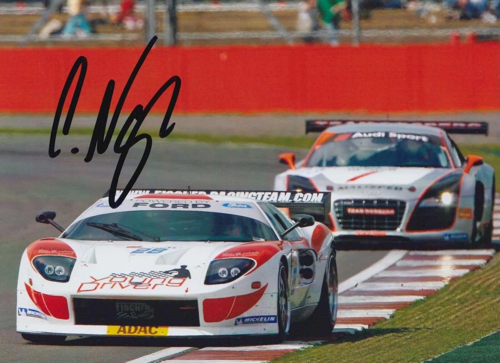 Christoffer Nygaard Hand Signed 7x5 Photo Poster painting - FIA GT Championship 6.