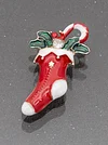 Christmas Stocking Delicate Brooch