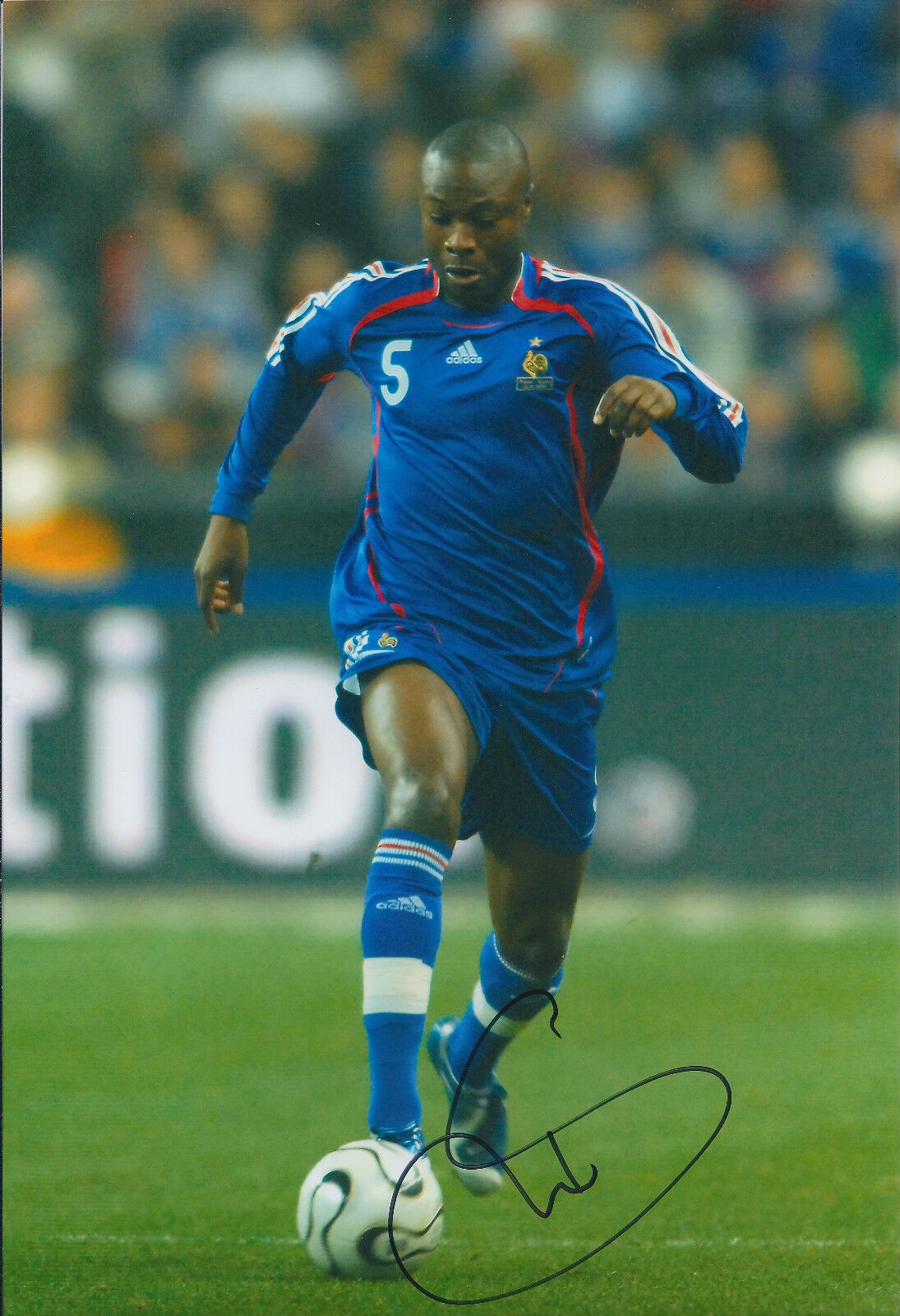 William GALLAS SIGNED Autograph 12x8 COA Photo Poster painting AFTAL FRANCE World CUP RARE