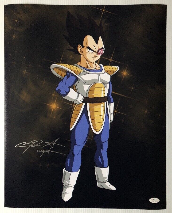 Chris Sabat Signed Autographed 16x20 Photo Poster painting Dragon Ball Z Vegeta JSA COA 10