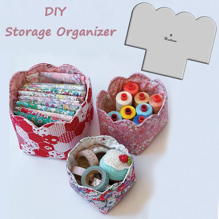 Large Scalloped Basket Template - Instructions Included