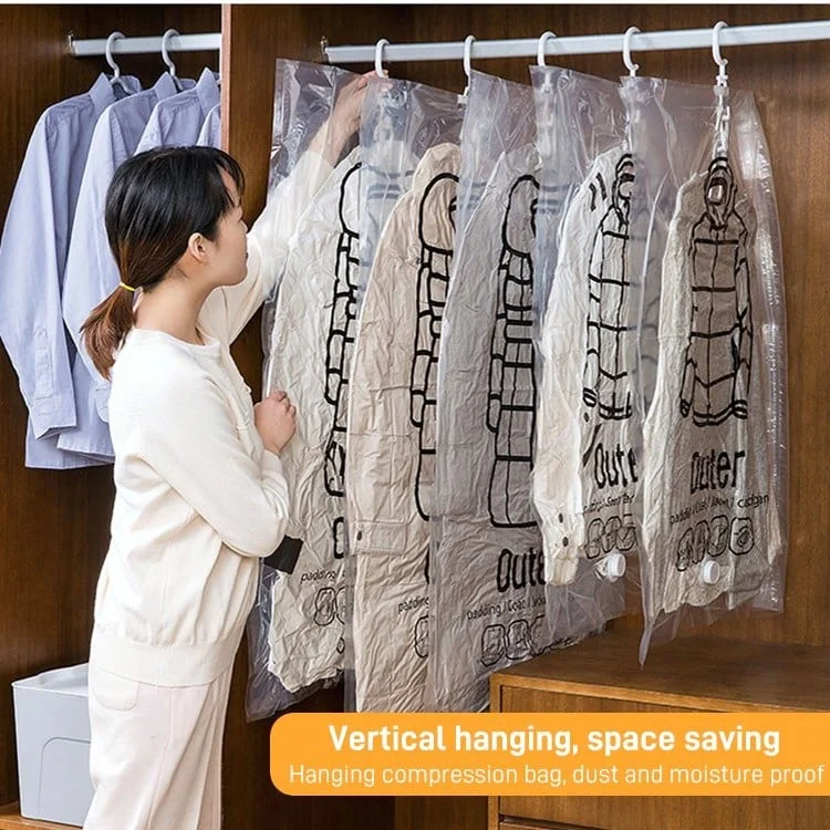 🔥 Last Day 49% OFF - Hanging Vacuum Storage Bags 🔥 Buy 6 Get Extra 20% OFF 