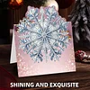 8PCS DIY Diamond Art Greeting Cards Congratulations Cards & Gifts (Snowflake)