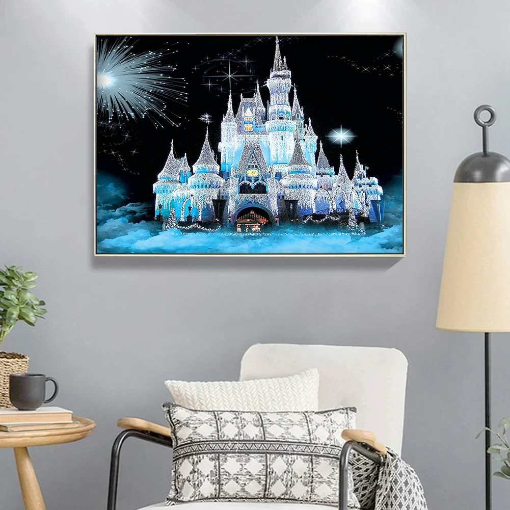 Diamond Painting - Special Shaped Drill - Castle(40*30cm)