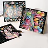 (US Local)6Pcs Birthday Cake DIY Diamond Painting Card Diamond Drawing Card for Friends