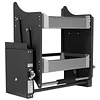 [US Local Warehouse] 2 Tier Pull Down Shelf Heavy Duty Cabinet Organizer for Kitchen Pots Pans