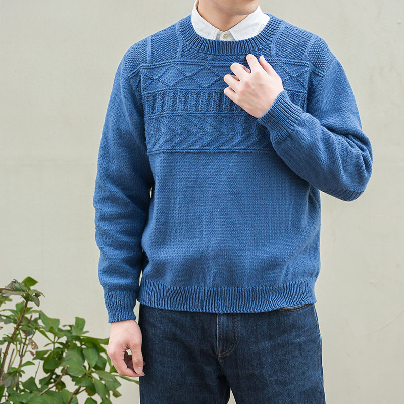 Susan's Men's Hand-Knit Sweater DIY Kit