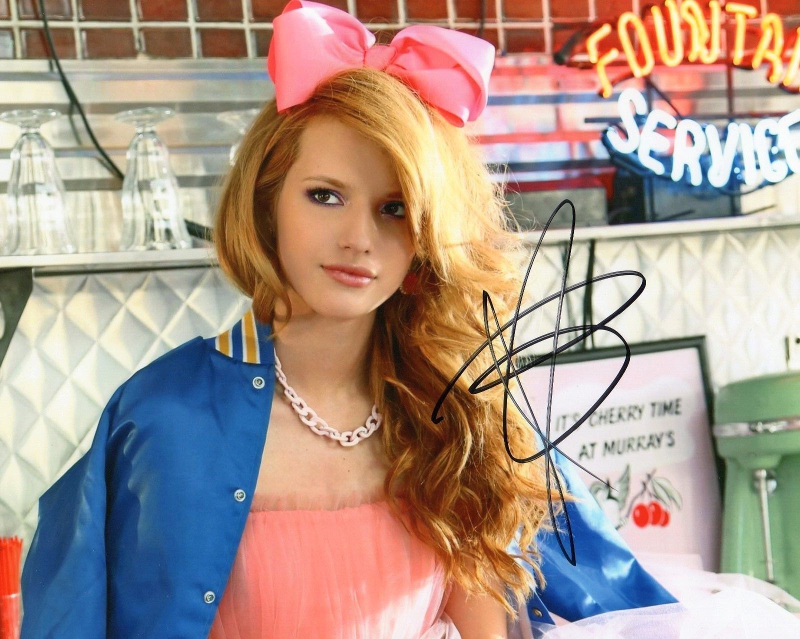 BELLA THORNE AUTOGRAPHED SIGNED A4 PP POSTER Photo Poster painting PRINT 2