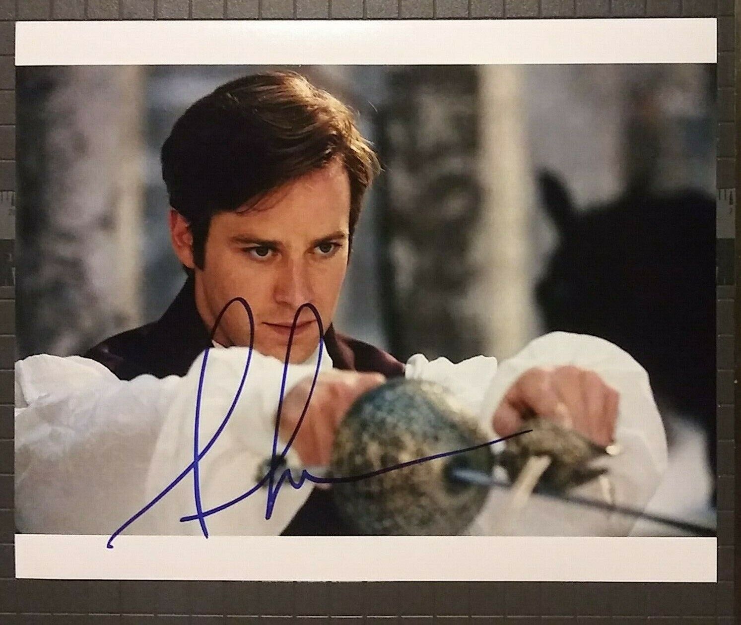 Armie Hammer signed 8x10