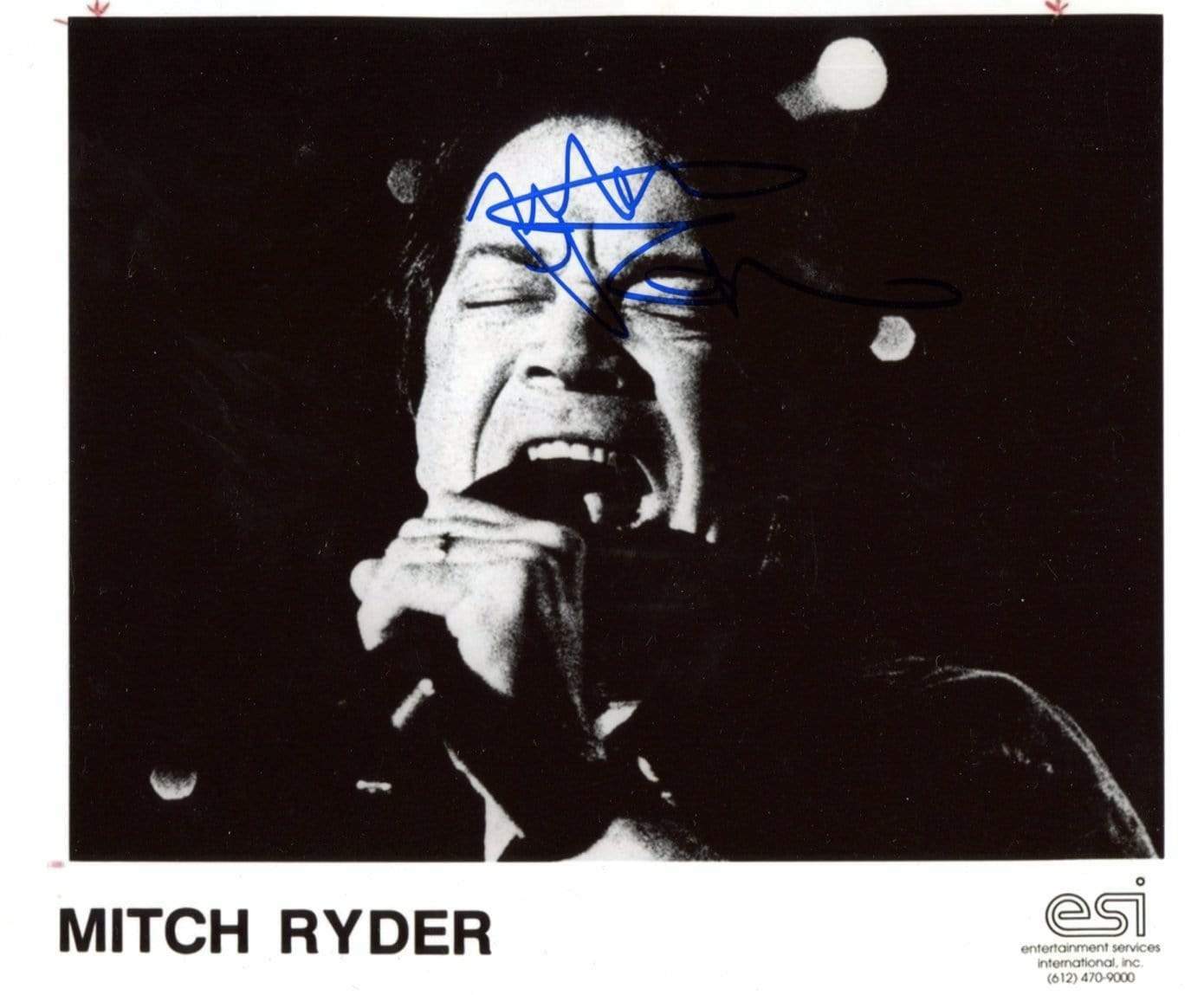 Mitch Ryder MUSICIAN autograph, IP signed promo Photo Poster painting