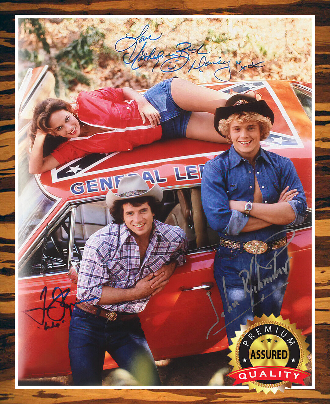 Schneider Bach Wopat - Autographed Signed 8 x10 Photo Poster painting (Dukes of Hazard) Reprint