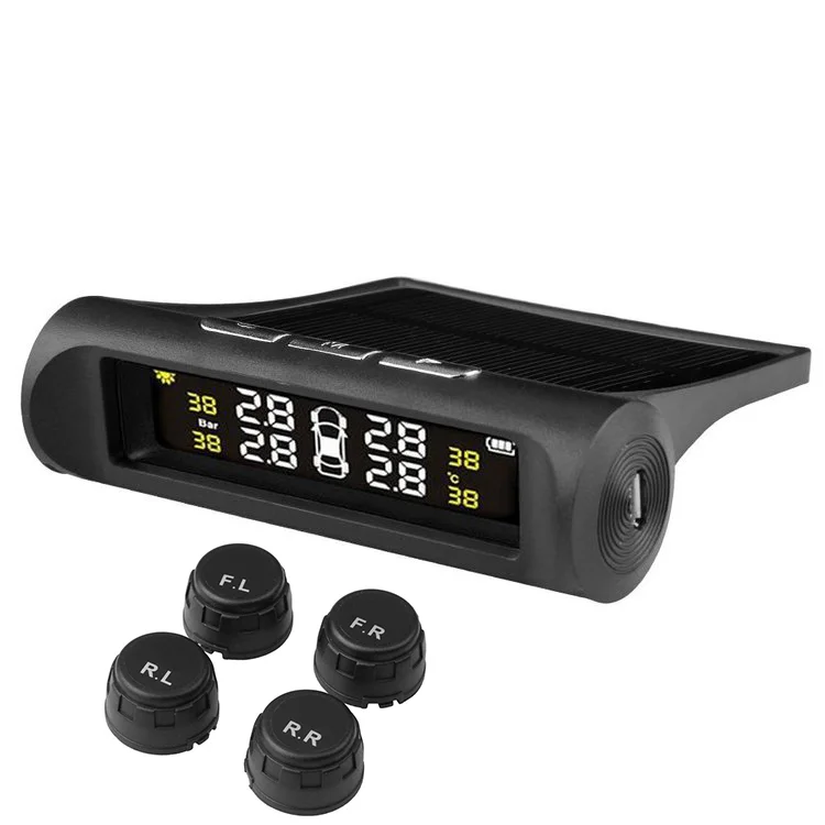 Solar LCD Car TPMS SP370 Tire Pressure Monitoring System with 4 Sensors