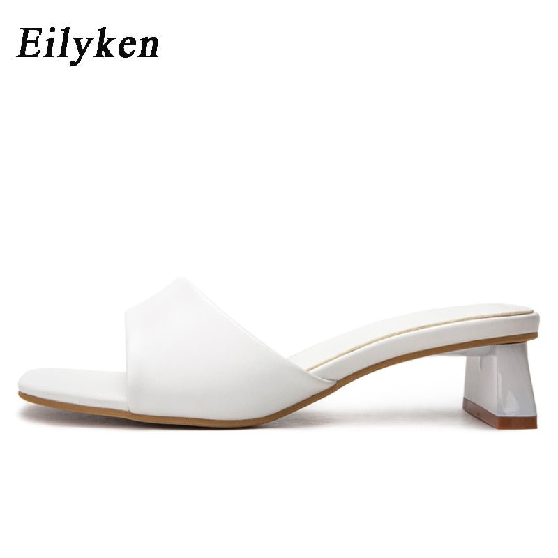 Eilyken Women Brand Slippers 2022 Summer Outdoor Beach Flip Flop Open Toe Flat Casual Low Heel Leisure Sandal Female Slides