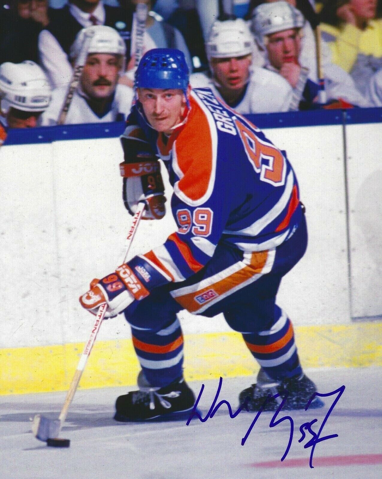 Wayne Gretzky Autographed Signed 8x10 Photo Poster painting ( Oilers HOF ) REPRINT