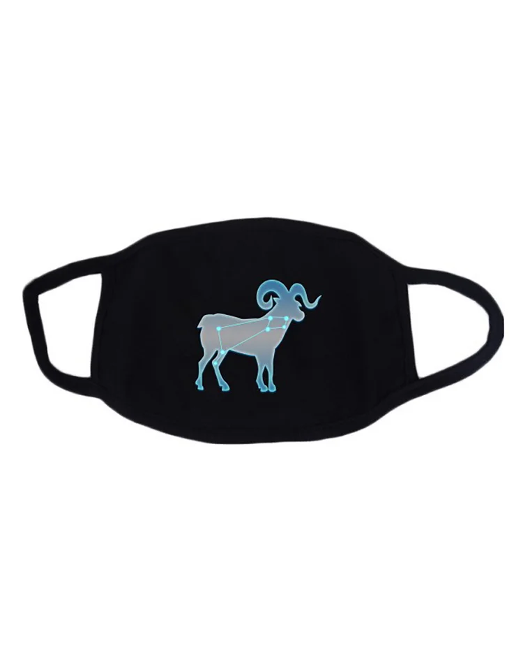 Twelve Constellations Fluorescent Breathable Mouth Mask Washable And Reusable P7340828834