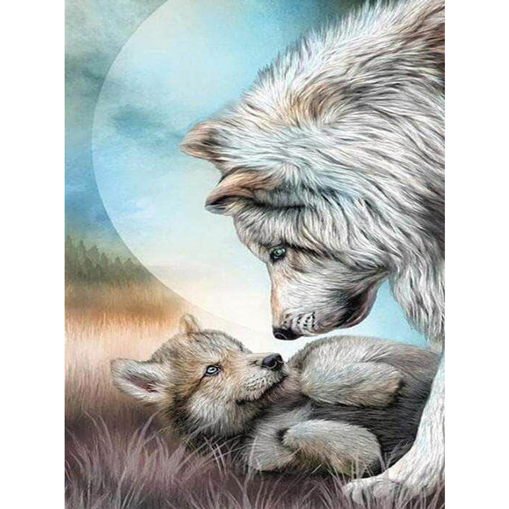 

Wolf - Round Drill Diamond Painting - 30*40CM, 501 Original