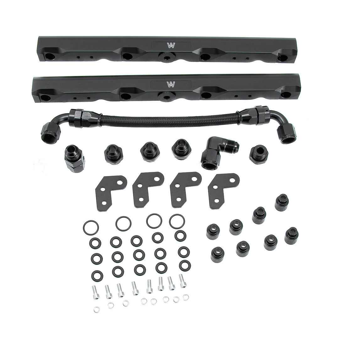 Alloyworks Fuel Rail Kit For GM Chevy Truck Manifold 6.0L 6.2L L92 L99 NBSS LS3 Square Port