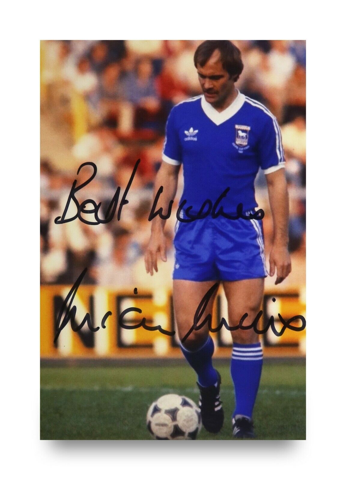 Michael Mick Mills Signed 6x4 Photo Poster painting Ipswich Town Southampton Autograph + COA