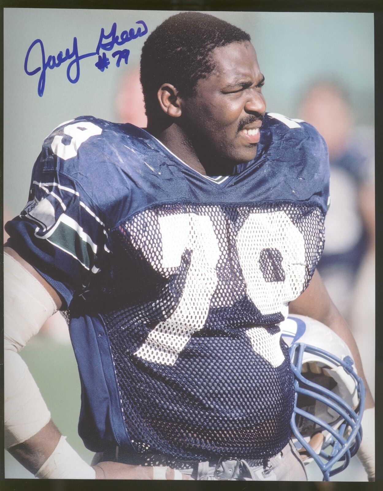 Jacob Green 8x10 Photo Poster painting Autographed Signed AUTO Ring Of Honor Seahawks SPH 0673