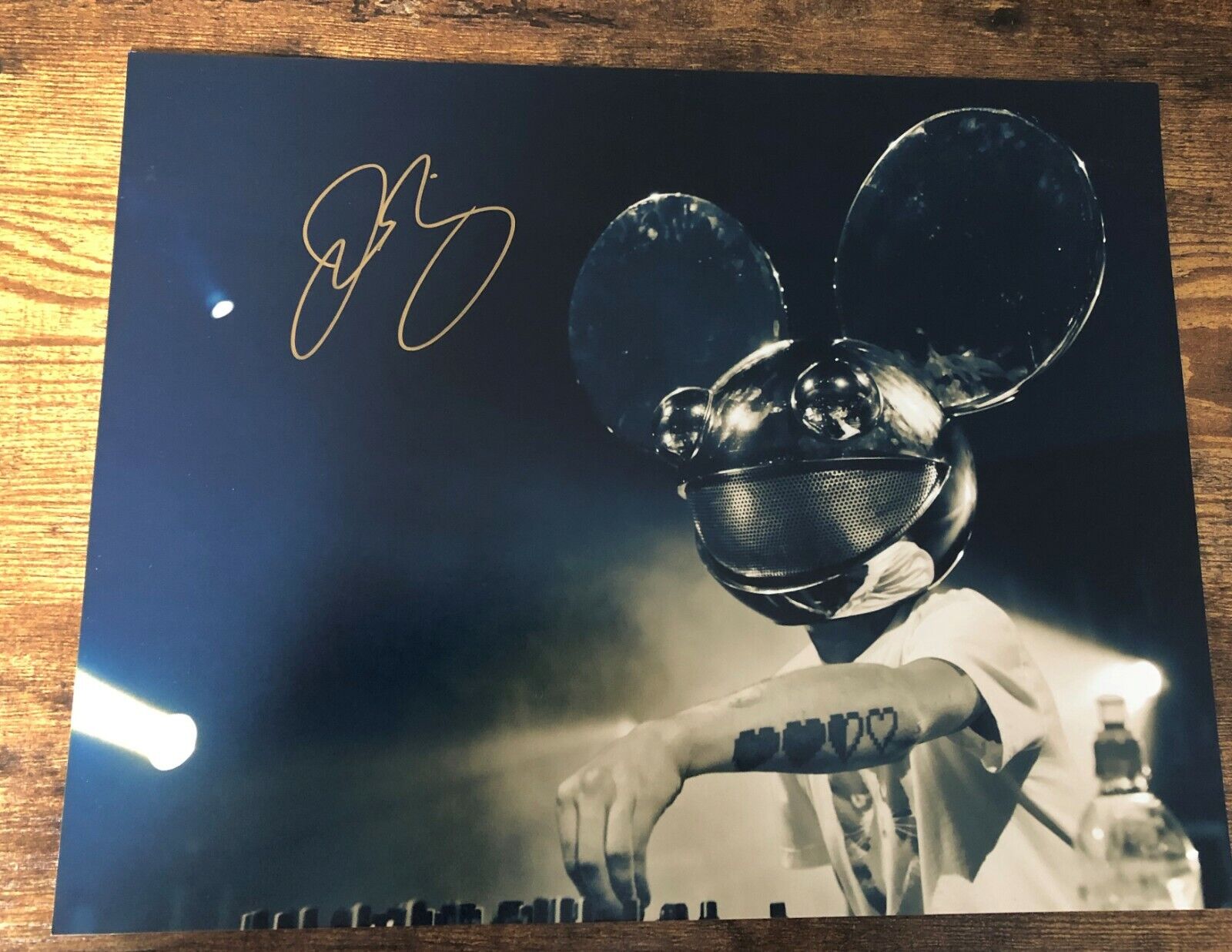 DEADMAU5 SIGNED AUTOGRAPH EDM DANCE ELECTRO HOUSE MUSIC 11X14 Photo Poster painting PROOF