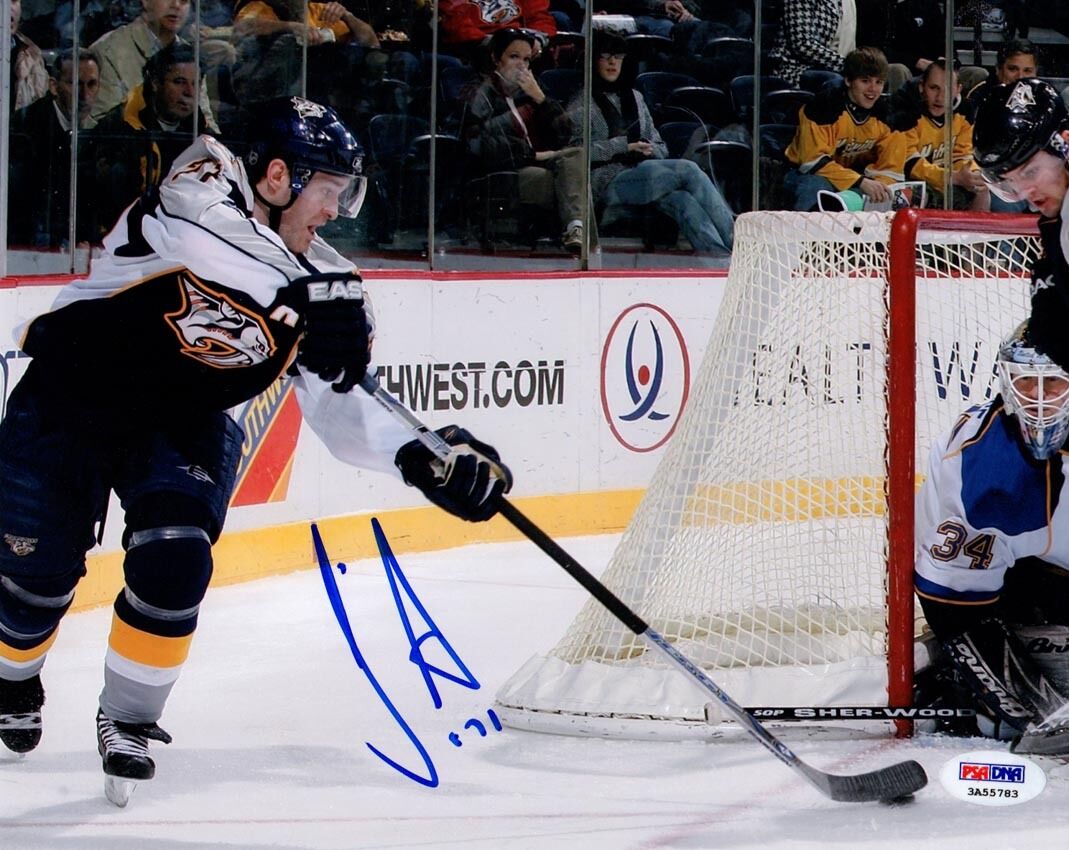 J.P. Dumont SIGNED 8x10 Photo Poster painting Nashville Predators ITP PSA/DNA AUTOGRAPHED