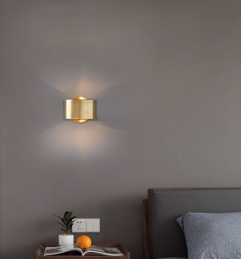 Post modern dining room bedroom bedside Hotel fashion simple brass ...