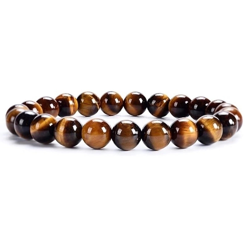 Minimalist Classic Style Round Natural Stone Bracelets In Bulk