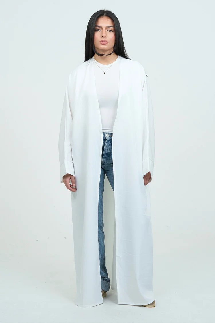 Solid color loose robe
