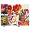(Multi Style)Peony-Full Embroidery 3 Strands 11CT Stamped Cross Stitch-40*60CM-Large Size