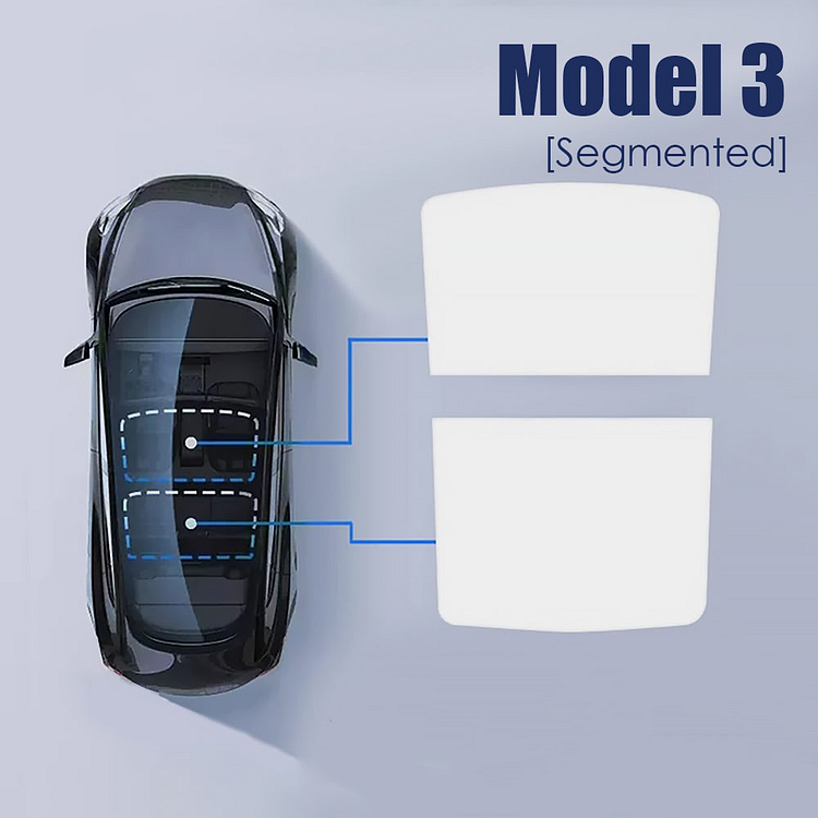 UTOS Tesla Electrostatic Adsorption Sunroof Shade for Model 3/Y