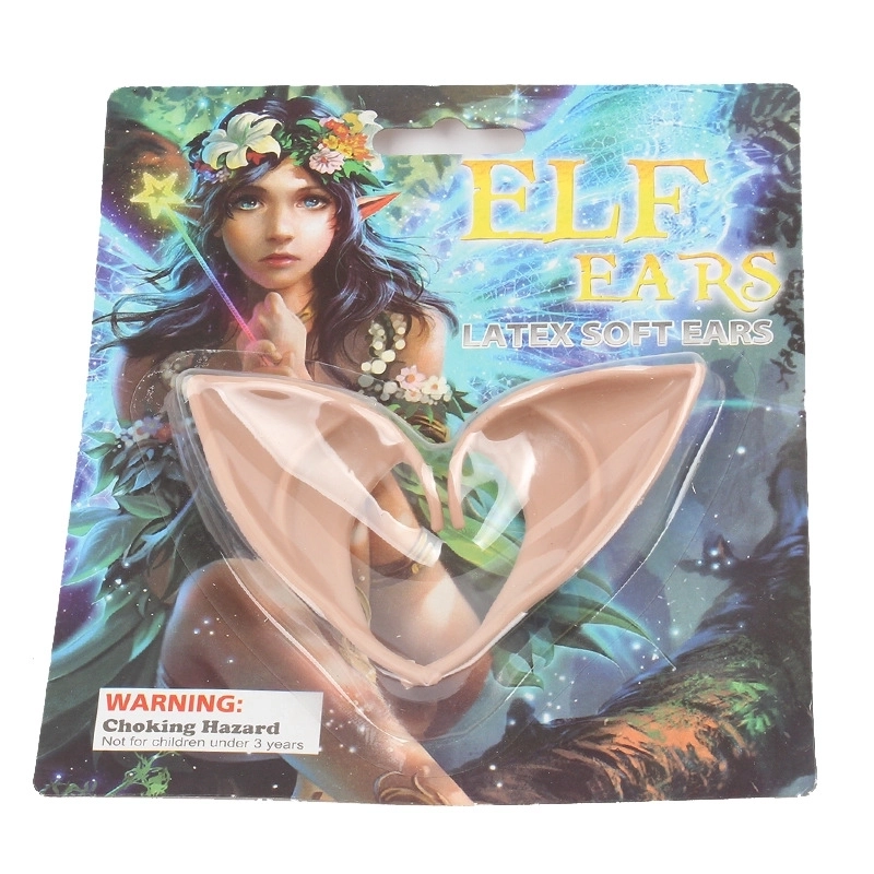 Halloween Elf Ears Party Dress Up Props Latex Elf Tip Simulation Ears Props