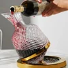 Luxury Wine Decanter Holder Tumbler Design Wine Decanter for Holiday Wedding Home, Argent jug 